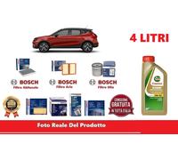 TAGLIANDO 3 FILTRI BOSCH + OLIO PER SEAT ARONA 1.0 TGi 66 KW 90 CV