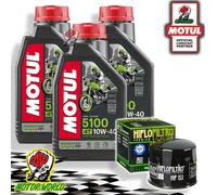 TAGLIANDO 3L MOTUL 5100 10W40 + FILTRO OLIO Ducati 400 Scrambler Sixty2 2018