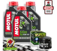 TAGLIANDO 3L MOTUL 5100 10W50 + FILTRO OLIO Ducati 400 Scrambler Sixty 2 2016
