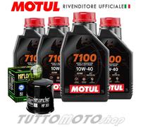 TAGLIANDO 4 L OLIO MOTUL 7100 10W40 FILTRO OLIO YAMAHA XV1600 WILD STAR 1999 99