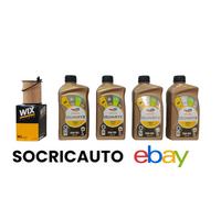 Tagliando 4 Litri Olio Motore Total Quartz Ineo Ecs 5w30 Acea C2 + Filtro olio