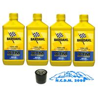 TAGLIANDO 4L OLIO BARDAHL XTM SYNT 10W40 FILTRO per SUZUKI GSF 650 S BANDIT 2011