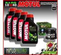 TAGLIANDO 4LT MOTUL 5100 10W40 + FILTRO HIFLO YAMAHA YFM Grizzly 4WD 350 2011