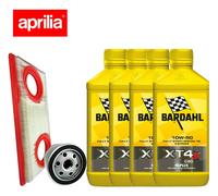 Tagliando Bardahl XT4-S 10W50 filtro olio aria originale Aprilia 82960R 851575