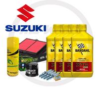 Tagliando Bardahl XTC 10W40 filtro olio aria candele spray Suzuki Bandit 1200