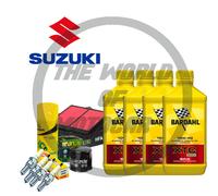 Tagliando Bardahl XTC 10W40 filtro olio aria candele spray Suzuki GSX-R 750/1100