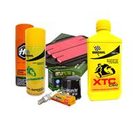 Tagliando Bardahl XTC 10W40 filtro olio aria candele spray VFR 800 F Interceptor