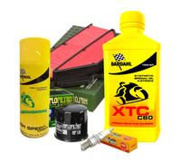 Tagliando Bardahl XTC 15W50 filtro olio aria candele spray GSR 600 / Yoshimura