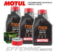 Tagliando BETA Jonathan 350 2001-2007 (3 MOTUL 7100 15W50 + Filtro olio Hiflo)