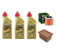 TAGLIANDO BMW G 650 GS 2012 2016 CASTROL POWER 1 RACING 10W40 FILTRI OLIO ARIA