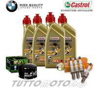 Tagliando BMW R 1200 GS 2010 2011 2012 / Kit Olio Castrol 15W50 Filtro Candele
