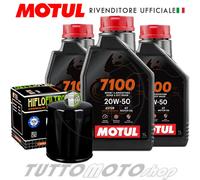 TAGLIANDO BUELL 1200 Lightning S1-X1 1994-2002 OLIO MOTUL 7100 20W50 4T + FILTRO