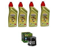 TAGLIANDO CASTROL 10W40 FILTRO OLIO TRIUMPH SPEED MASTER 800/865 2005 AL 2013
