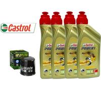 TAGLIANDO CASTROL POWER 1 10W40 FILTRO OLIO KAWASAKI Z 750 2007/2010