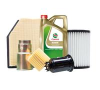 Tagliando compatibile con AUDI A1 City Carver 30 TFSI 81 kw Benzina 2020-2022 - 4 Litri di olio + 3 Filtri