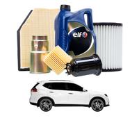 Tagliando compatibile con NISSAN X-Trail 1.6 dCi 96 kw - 7 Lt di ELF + 4 Filtri anno 2014-2024