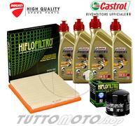 Tagliando DUCATI Monster 600 1994 1995 1996 1997 / Kit Olio Castrol 15W50 Filtri