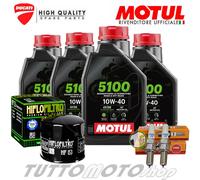 Tagliando DUCATI Monster 600 1997 1998 1999 2000 Olio Motul 5100 Filtro Candele