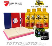 Tagliando DUCATI Monster 620 / Dark 2003 2004 2005 - Olio Bardahl XTC + Filtri