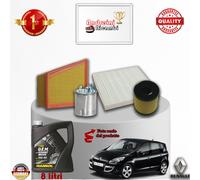 TAGLIANDO FILTRI + OLIO RENAULT SCENIC III 2.0 dCi FAP 110KW DAL 2009 ->