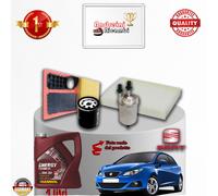 TAGLIANDO FILTRI + OLIO SEAT IBIZA V 1.4 16V 63KW 86CV DAL 2010 ->