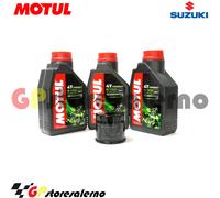 TAGLIANDO FILTRO OLIO ORIGINALE MOTUL 5100 10W30 SUZUKI 650 SV ABS 2009