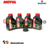 TAGLIANDO FILTRO OLIO ORIGINALE MOTUL 5100 15W50 SUZUKI 750 GSX F 2006
