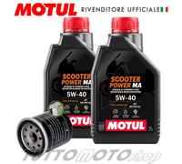 Tagliando GILERA Nexus 300 ie 2009 2010 2011 2012 Olio Motul Scooter + Filtro