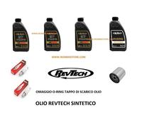 Tagliando Harley Sportster 1200 883 da 86 a 2020 olio Revtech Sintetico cro