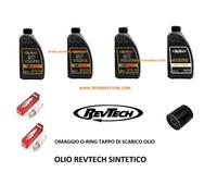Tagliando Harley Sportster 1200 883 da 86 a 2020 olio Revtech Sintetico ne