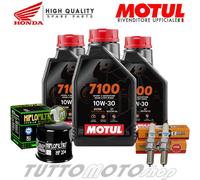 Tagliando HONDA CB 500 F-X 2013 2014 2015 2016 Kit Olio Motul + Filtro + Candele