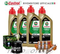 Tagliando HONDA CBR 600 F 2011 2012 2013 Kit Olio Castrol Racing Filtro Candele
