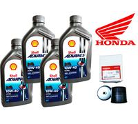 TAGLIANDO HONDA CBR 600/RR 03/06 SHELL 10W40 FILTRO OLIO CON CHIAVE ORIGINALE