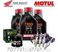 Tagliando HONDA CBR 600 RR ABS 2013 2014 2015 Kit Olio Motul 7100 Filtro Candele