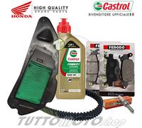 Tagliando HONDA Forza 125 2021 2022 2023 Kit Olio Castrol Scooter 10W30 Completo