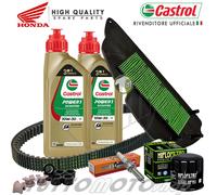 Tagliando HONDA Forza 300 2014 2015 2016 / Castrol Power1 Scooter 10W30 COMPLETO