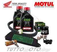 Tagliando HONDA Forza 350 ABS 2021 2022 2023 Olio Motul 5100 + Kit Trasmissione