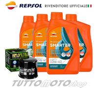 Tagliando HONDA Hornet 600 2007 2008 / Kit Olio Repsol Sintetico 10W40 Filtro