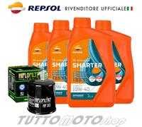Tagliando HONDA Hornet 600 S 2000 2001 / Kit Olio Repsol Sintetico 10W40 Filtro