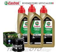 Tagliando HONDA NT 700 2007 2008 2009 2010 Kit Olio Castrol Racing Filtro NT700