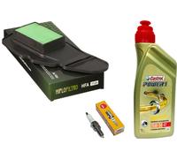 TAGLIANDO HONDA PCX 125 2012 AL 2018 CASTROL 15W50 FILTRO ARIA HIFLO CANDELA