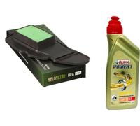 TAGLIANDO HONDA PCX 150 2012 AL 2018 CASTROL 15W50 FILTRO ARIA HIFLO