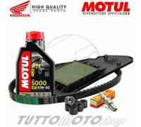 Tagliando HONDA SH 150 i Start Stop 2013 2014 2015 / Motul Cinghia Rulli Filtro