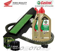 Tagliando HONDA SH 300 / ABS 2010 2011 2012 Olio Castrol + Filtri Rulli Cinghia