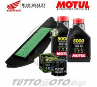 Tagliando HONDA SH 300 i con e senza abs 2007 2008 2009 Olio Motul Filtri SH300