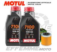 Tagliando HUSQVARNA TE 310 4t 2009-2010 (2 MOTUL 7100 10W60 + Filtro olio)