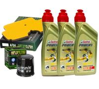 TAGLIANDO KAWASAKI KLE VERSYS CITY 650 2011 CASTROL 15W50 FILTRO OLIO ARIA HIFLO