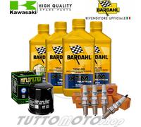Tagliando KAWASAKI Ninja ZX-6R 600 2010 2011 2012 Kit Bardahl XTM Filtro Candele