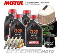 Tagliando KAWASAKI Z 750 2007 2008 2009 2010 2011 (7100 10W40+ Filtri + candele)