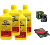 TAGLIANDO KAWASAKI ZX-14 2006 2011 BARDAHL XTC 10W40 FILTROOLIO ARIA HIFLO